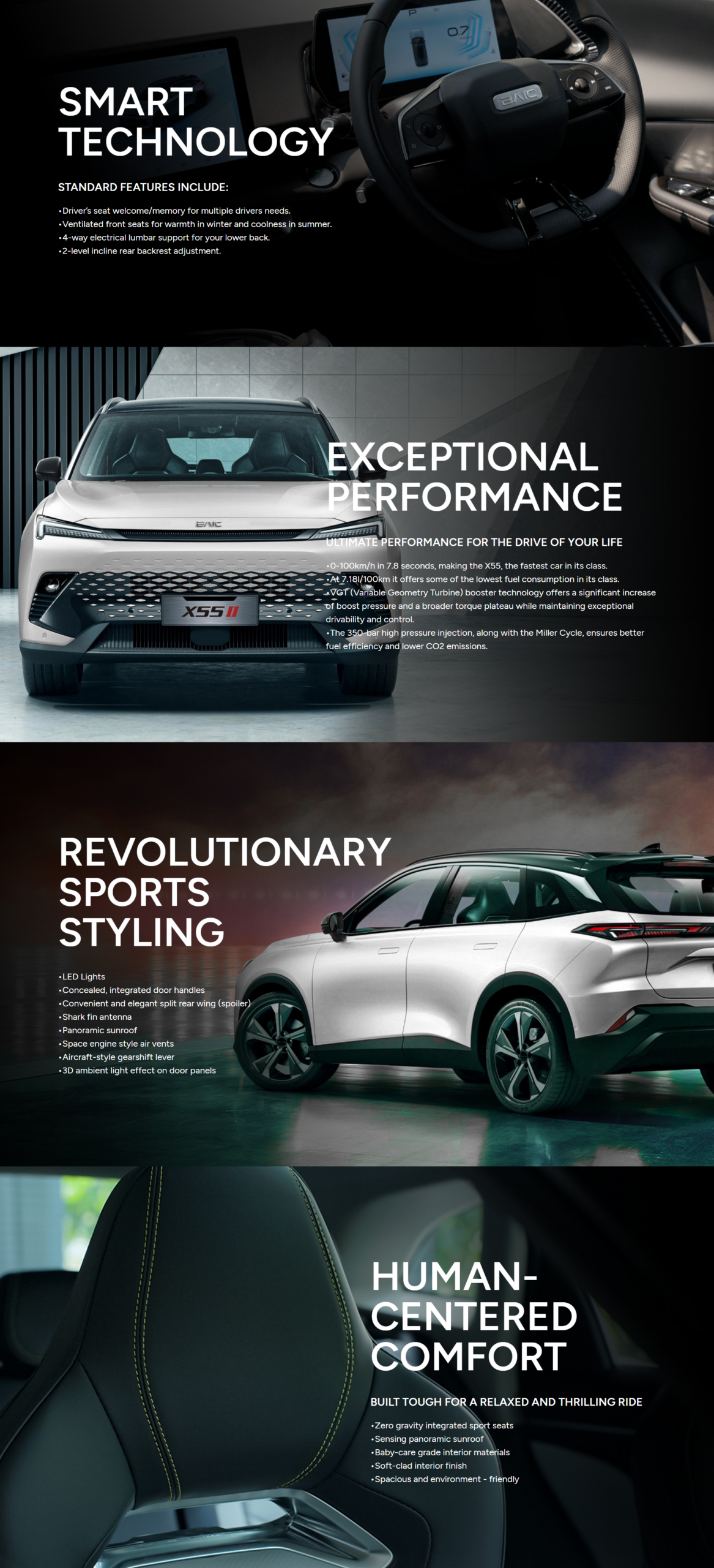 BAIC X55 II Lite - Overview