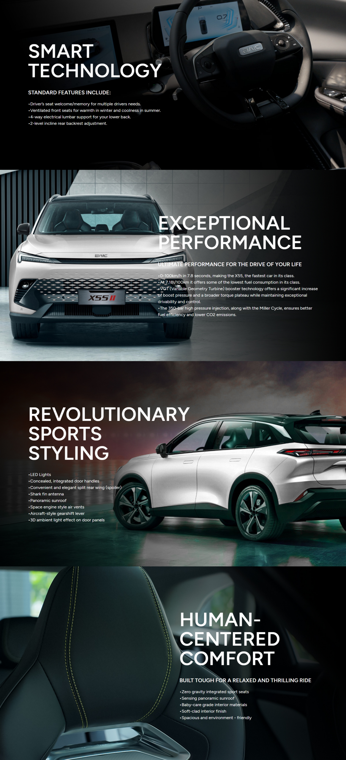 BAIC X55 II Prime - Overview